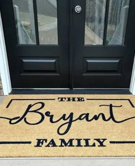 Personalized doormats | Frontceleb