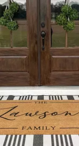 Personalized doormats | Frontceleb