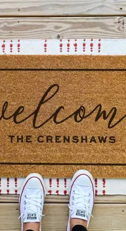 Personalized doormats | Frontceleb