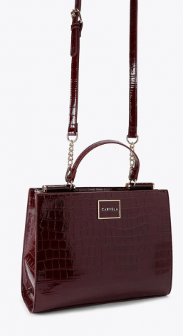 Carvela 'Jessica Midi Tote 2' Croc Print Bag (1)