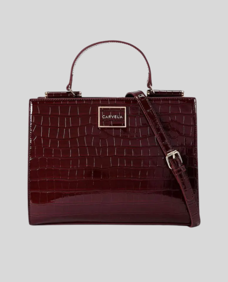 Carvela 'Jessica Midi Tote 2' Croc Print Bag