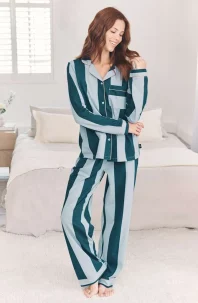 Cotton-Rich-Striped-Revere-Pyjam