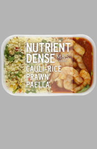 Nutrient Dense Cauli Rice Prawn Paella