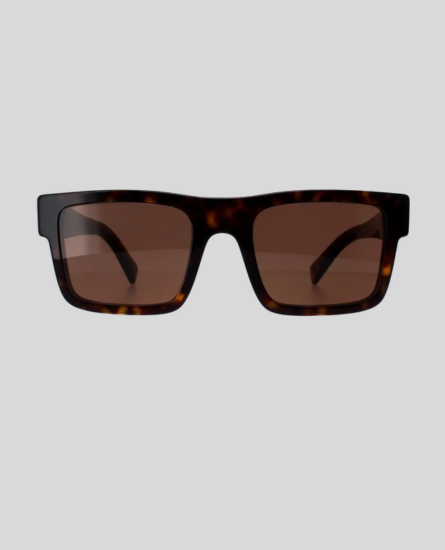 Prada Rectangle Tortoise Dark Brown PR19WS